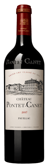 A wine product picture of Château Pontet-Canet 2017, Pauillac}