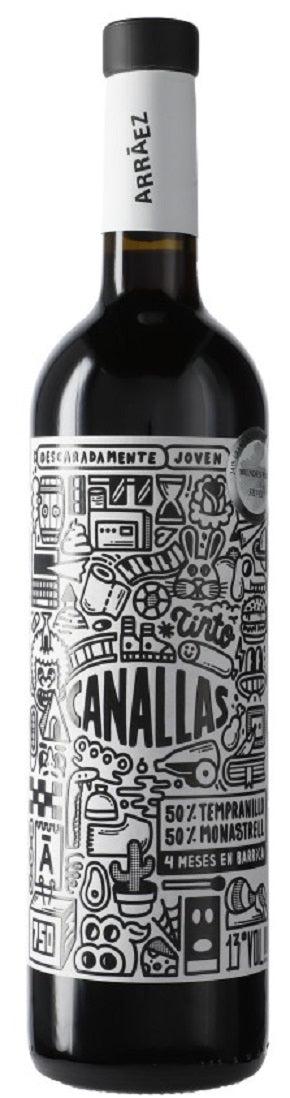 A wine product picture of Bodegas Arraez Canallas Red}