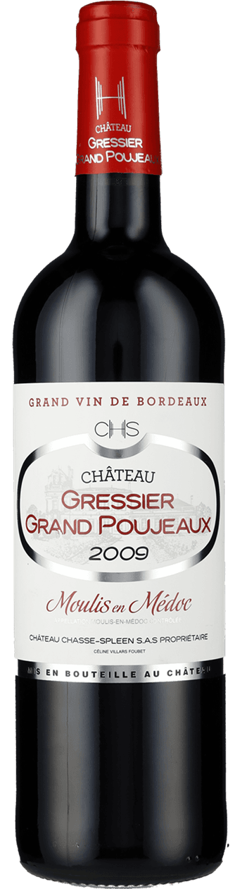 A wine product picture of Château Gressier Grand Poujeaux 2015, Moulis}