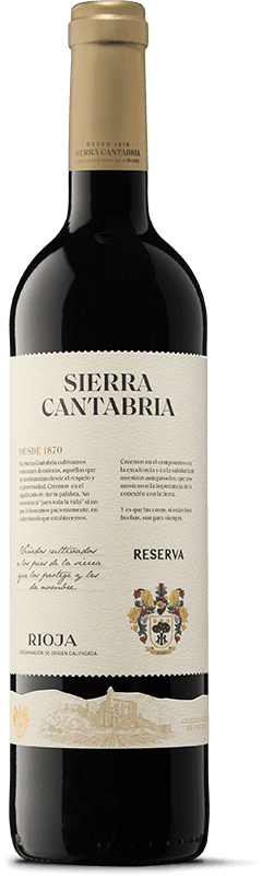 A wine product picture of Bodegas Sierra Cantabria Reserva}